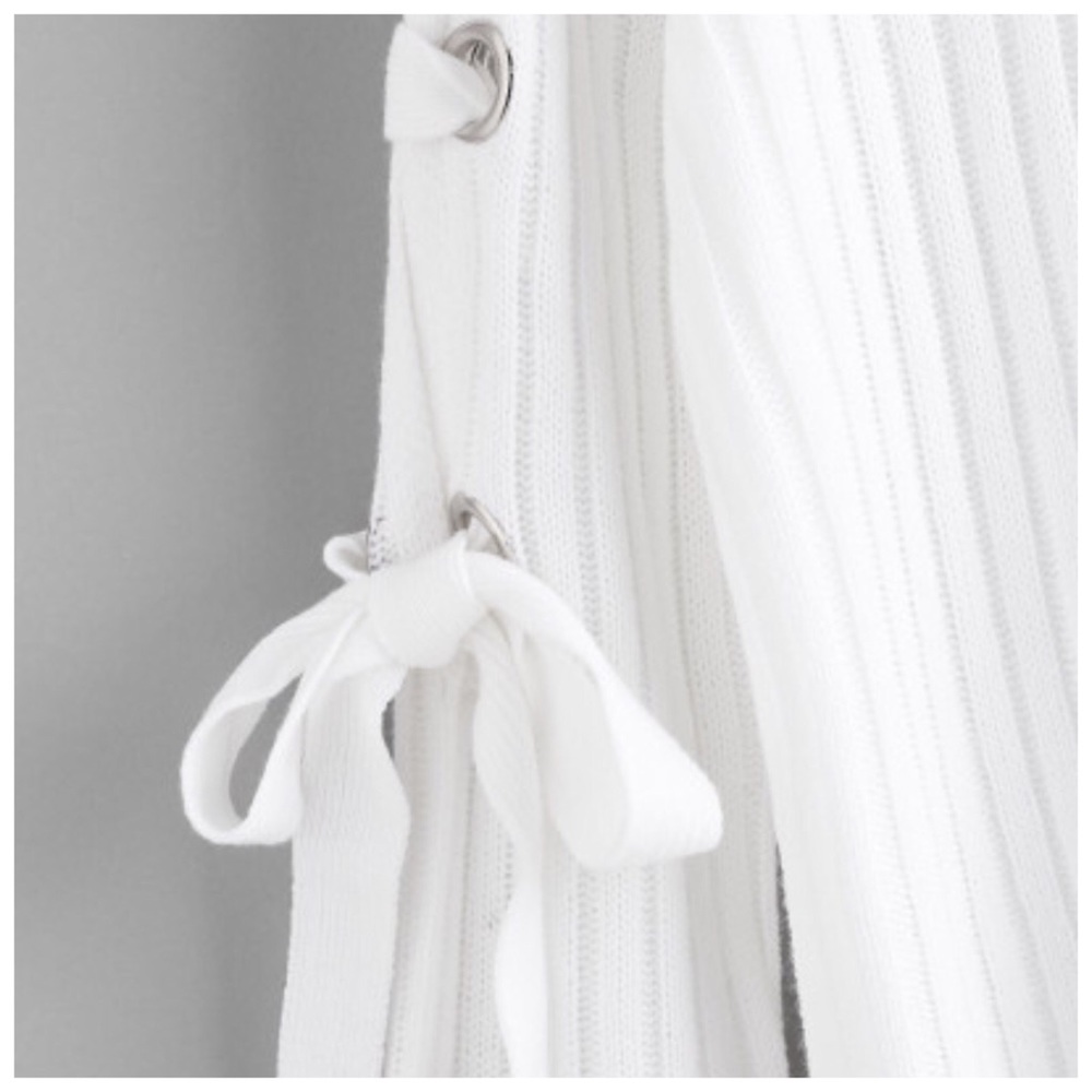 White Tie Flare Sleeve All Season Sweater - Picture 3 of 5